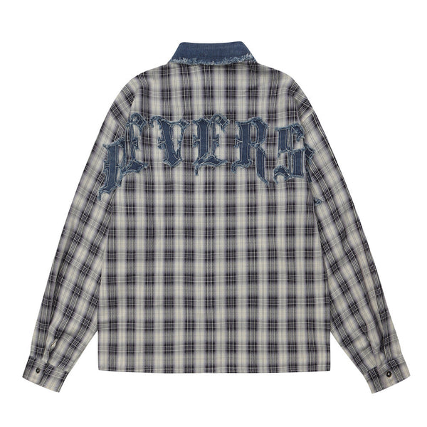 Camisa Manga Larga con Parches Bordados para Hombre - Image 3