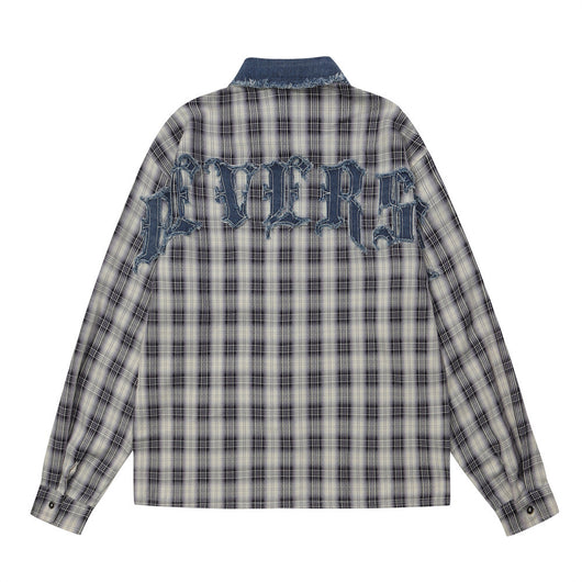 Camisa Manga Larga con Parches Bordados para Hombre - Image 3