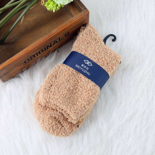 Calcetines de Coral Fleece Gruesos y Cálidos para Hombre - Image 11