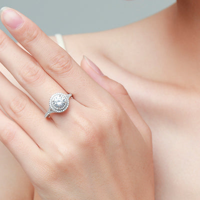 Anillo de Plata 925 con Diamante Sintético de 5 Quilates - Image 3