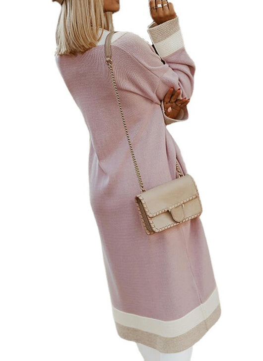 Cardigan Tejido para Mujer Casual con Combinación de Colores - Image 12
