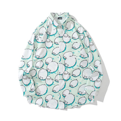 Camiseta Vintage Unisex con Estampado de Oveja Retro - Image 3