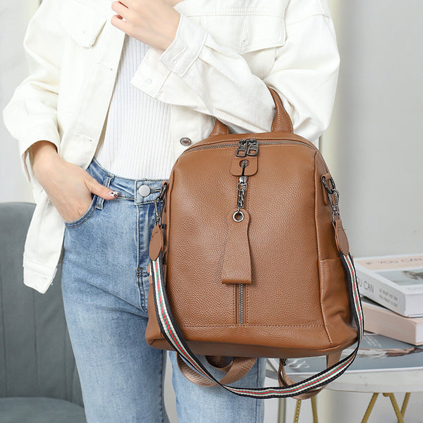 Mochila de Cuero para Mujer - Piel Vacuno Premium