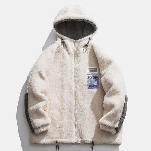 Abrigo de Invierno Acolchado con Forro de Lana de Cordero para Hombre - Image 2