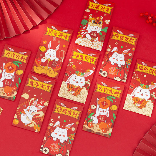 Sobre Rojo Premium Año Nuevo Chino con Estampado Dorado - Image 3