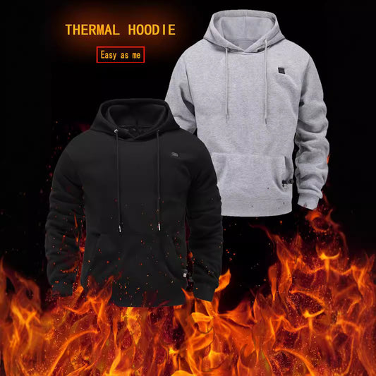 Sudadera Térmica Calefactable para Hombre - Tecnología de Calor Integrado