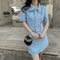 Conjunto de Falda y Chaqueta Tweed Ajustada - Set de 2 Piezas Cintura Alta