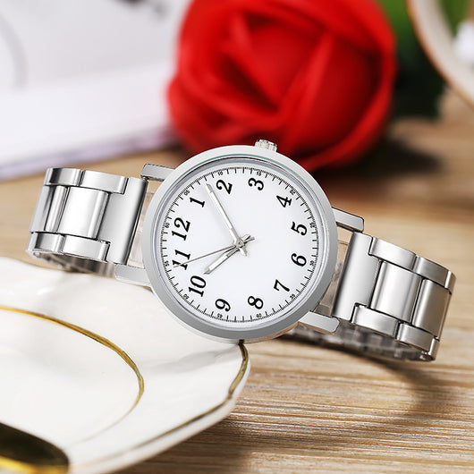 Reloj de Acero Inoxidable Unisex con Correa de Malla - Image 20