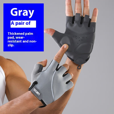 Guantes Deportivos Antideslizantes de Medio Dedo para Fitness y Exterior - Image 4