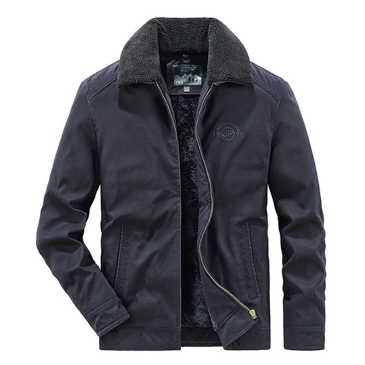Abrigo de Trabajo Acolchado para Hombre con Forro Polar Grueso - Image 8