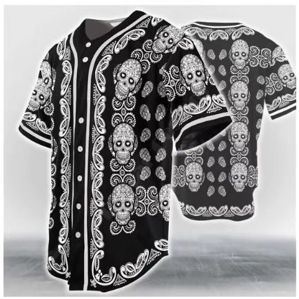 Cardigan Estampado con Botones y Manga Corta Unisex
