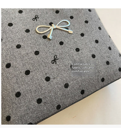 Bolsa Crossbody de Lona con Lunares y Moño Fashion - Image 13
