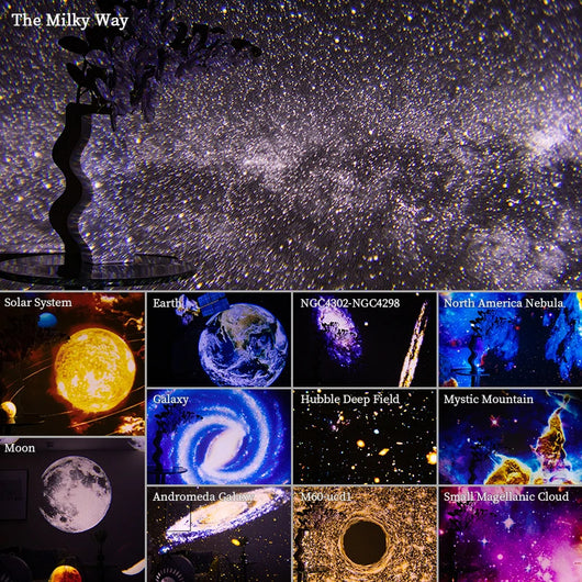 Proyector Galaxia 360° - Lámpara Planetario Rotativa para Dormitorio Infantil - Image 11