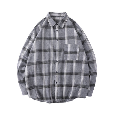 Camisa a Cuadros Hombre Talla Grande Corte Relajado - Image 10