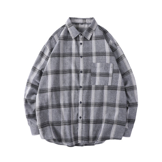 Camisa a Cuadros Hombre Talla Grande Corte Relajado - Image 10