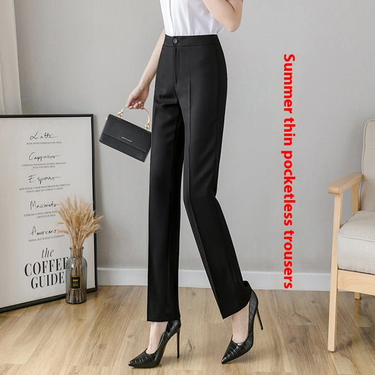 Pantalón de Oficina Recto para Mujer - Traje Profesional - Image 6