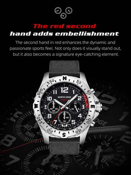 Reloj Deportivo Solar de Acero Inoxidable con Pantalla Digital - Image 19