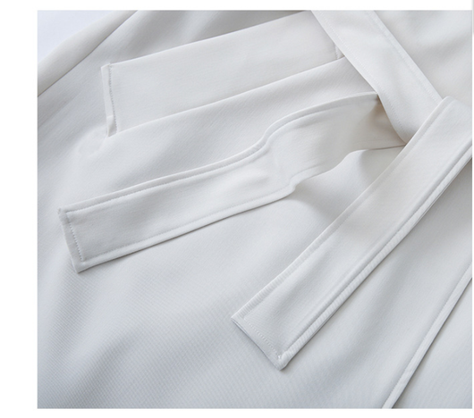 Abrigo Largo Estilo Británico Elegante y Reductor - Image 11