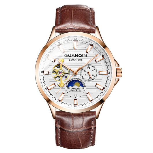 Reloj Mecánico Guanqin para Hombre - Elegancia Clásica - Image 5