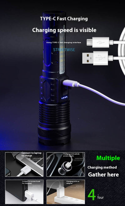 Linterna Telescópica de Aleación de Aluminio con Alcance Extendido - Image 17