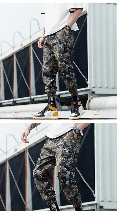 Pantalones Capri Deportivos para Hombre Estilo Coreano - Image 9
