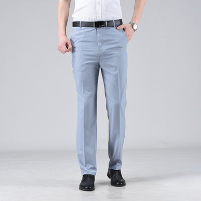 Pantalones Casuales Holgados de Pierna Recta en Colores Sólidos para Hombre - Image 11
