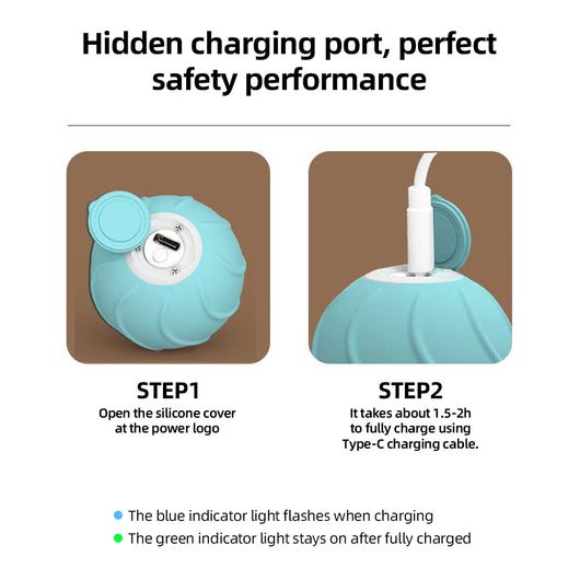 Pelota Interactiva Automática con Salto para Gatos - Juguete Eléctrico de Entrenamiento - Image 15