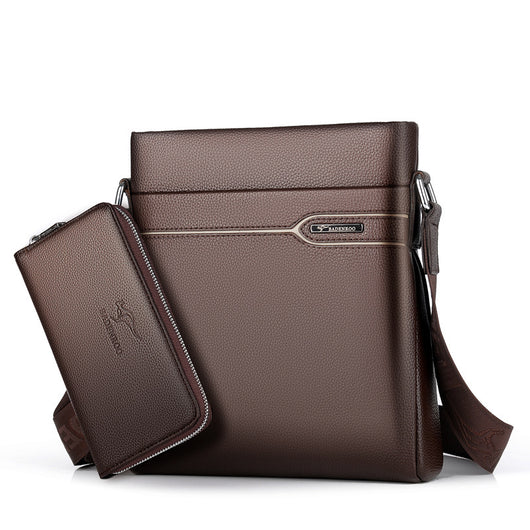Bolsa de Cuero para Hombre Crossbody Vertical - Image 10