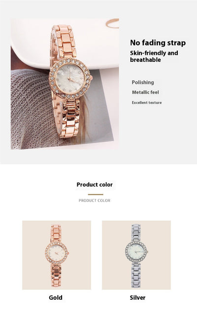 Reloj Pulsera de Cuarzo con Diamantes para Mujer - Image 17