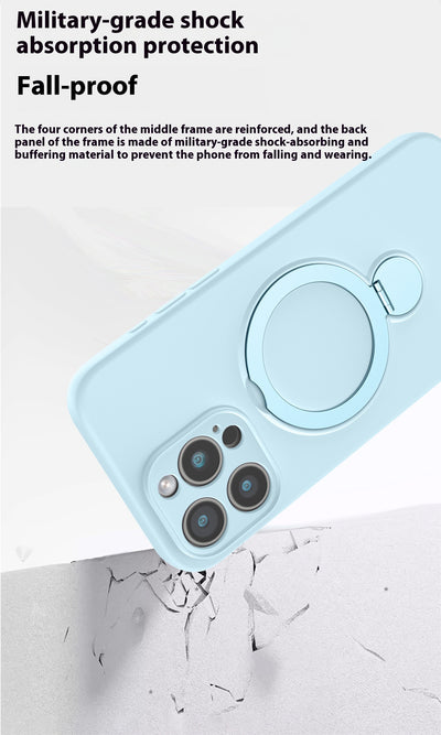 Funda Magnética de Silicona Líquida con Soporte - Protección Anti-caídas - Image 25