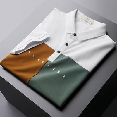 Polo Manga Corta Ice Silk con Solapa para Hombre - Image 8