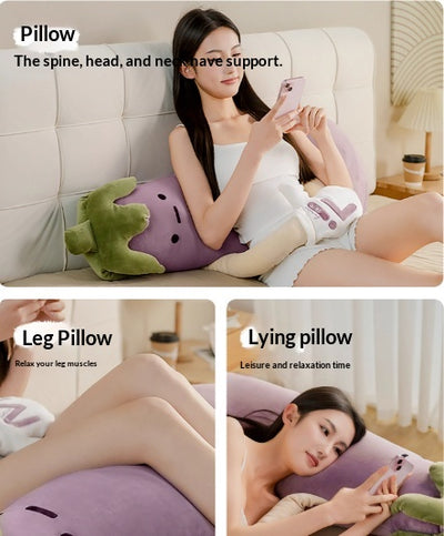 Almohada y Juguete de Confort Eggplant King para Dormir - Image 4