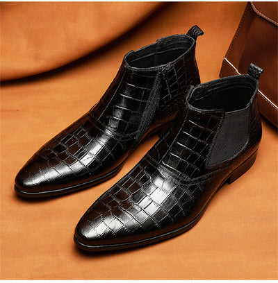 Botas Altas de Cuero Genuino para Hombre - Botines Tobilleros Premium - Image 11