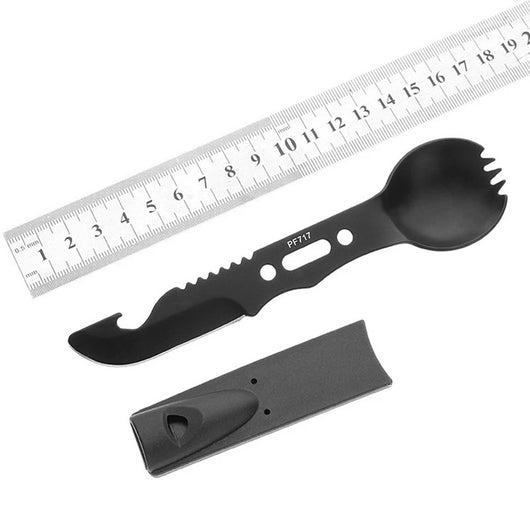 Set de Cubiertos Camping con Silbato - Herramienta Multiusos para Aventuras - Image 20