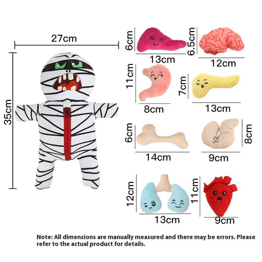 Juguete Interactivo de Peluche Momia con Escondite de Alimentos - Image 6