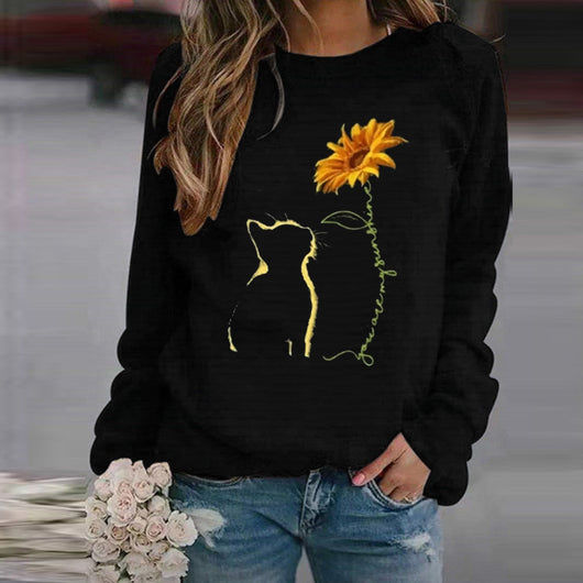 Sudadera Estampada de Manga Larga para Mujer - Image 2