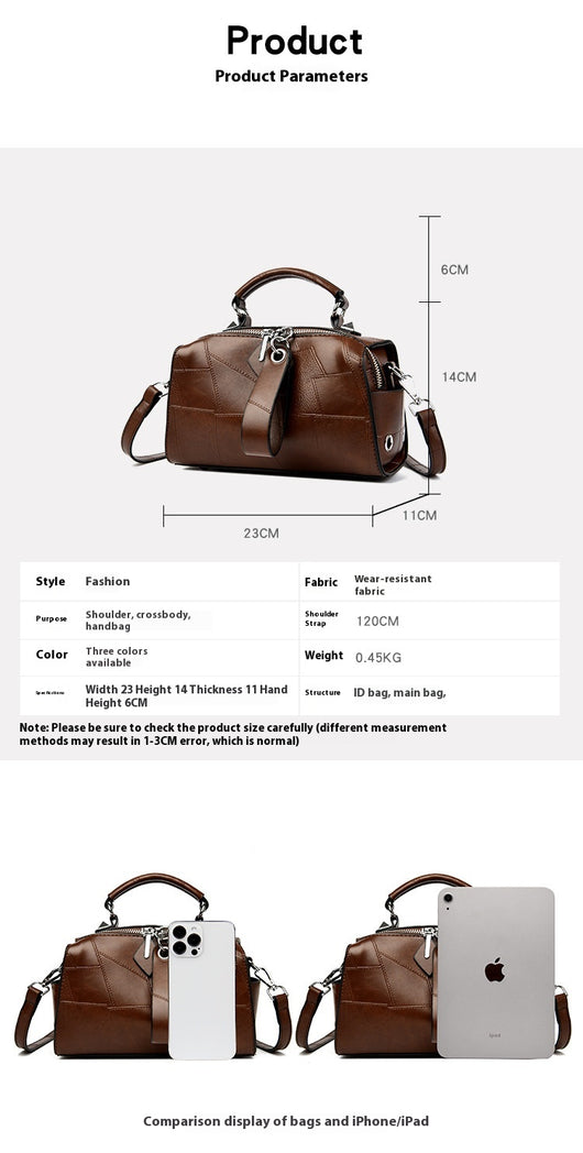 Bolso de Hombro Mujer Grande Estilo Urbano Minimalista con Capacidad Expandible - Image 9
