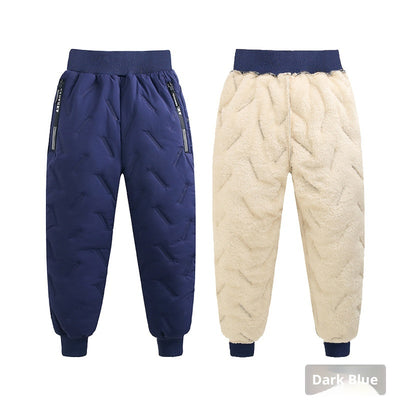 Pantalones Térmicos Infantiles Impermeables con Forro de Lana de Cordero - Image 8