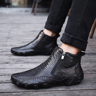 Botas Británicas Negras de Caña Media - Image 27
