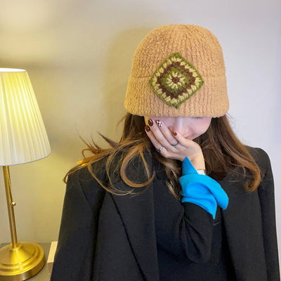 Gorro Tejido Retro para Mujer Otoño e Invierno - Image 15