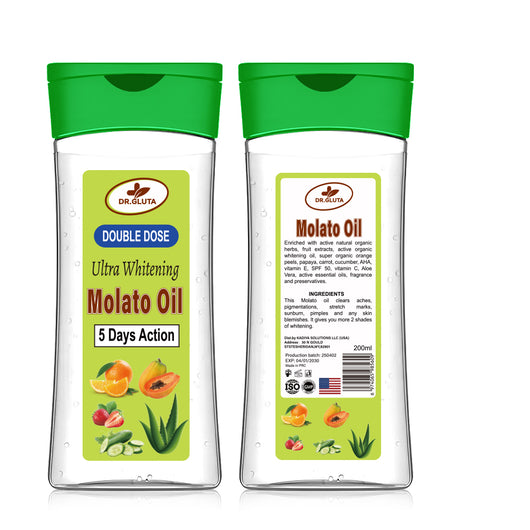 Aceite Corporal Molato Doble Potencia Blanqueador - Hidratación Intensiva 200ml - Image 11