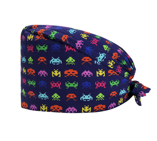 Bata Quirúrgica de Algodón Puro para Enfermeras con Estampado - Image 8
