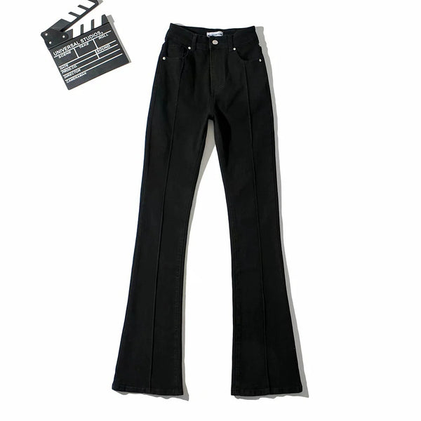 Pantalones Acampanados Calados Elegantes y Ligeros