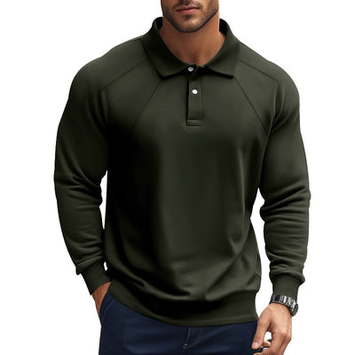 Polo Casual de Cuello Clásico para Hombre - Diseño Versátil Primavera Otoño - Image 4
