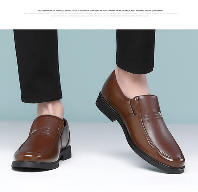 Zapatos de Cuero para Hombre Casual Negocios con Suela Flexible - Image 12