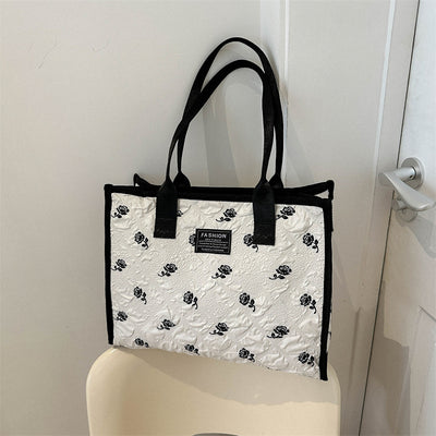 Bolso de Lona Bordado para el Hombro - Colección Verano - Image 5