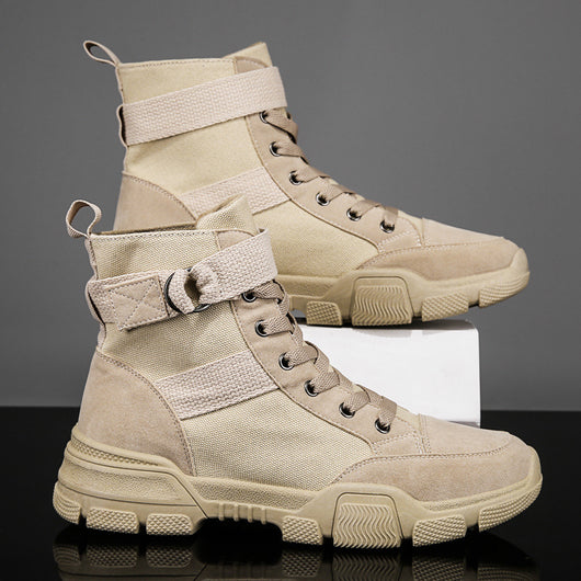 Botas de Trabajo Martin Canvas Altas para Hombre - Image 4