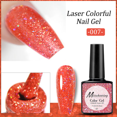 Esmalte de Uñas UV Láser con Lentejuelas Diamante Brillante - Image 12
