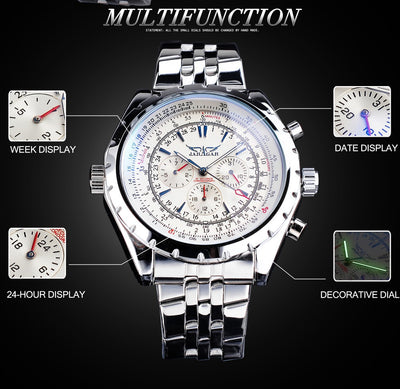 Reloj Mecánico Hueco de Gran Esfera Multifunción - Image 14