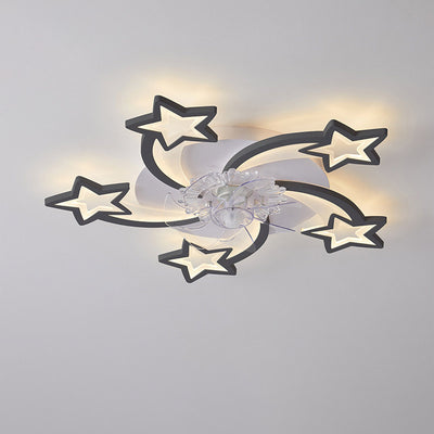 Lámpara de Techo Silenciosa con Ventilador para Dormitorio y Sala - Image 31